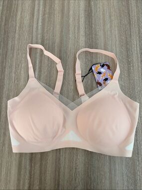 Honeylove NWT Light Pink and White Bra Women’s Size Medium